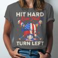 Hit Hard Run Fast Turn Left Baseball Cream Drip Crossed Bats Unisex Jersey T-Shirt Hit Hard Run Fast Turn Left Baseball Cream Drip Crossed Bats Unisex Jersey T-Shirt