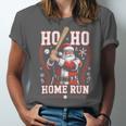 Ho Ho Home Run Baseball Christmas Holiday Sports Santa Unisex Jersey T-Shirt Ho Ho Home Run Baseball Christmas Holiday Sports Santa Unisex Jersey T-Shirt