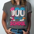 HUGvyn 100 Days Of School Baseball Ice Cream Teacher Student Unisex Jersey T-Shirt HUGvyn 100 Days Of School Baseball Ice Cream Teacher Student Unisex Jersey T-Shirt