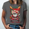HUGvyn Santa Playing Baseball Ice Cream Drip Christmas Boys Unisex Jersey T-Shirt HUGvyn Santa Playing Baseball Ice Cream Drip Christmas Boys Unisex Jersey T-Shirt