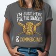 I'm Just Here For The Snacks And Commercials Baseball Unisex Jersey T-Shirt