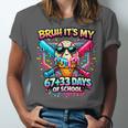 It's My 6733 Days Of School Baseball Ice Cream Dripping Unisex Jersey T-Shirt
