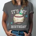 Its My Birthday Vintage Baseball Celebration For Men Kids Unisex Jersey T-Shirt Its My Birthday Vintage Baseball Celebration For Men Kids Unisex Jersey T-Shirt
