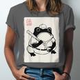 Japanese Grumpy Frog Baseball Player Baseball Unisex Jersey T-Shirt