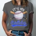 Kids 8th Baseball Birthday Party Boys Sport Fan 8 Years Old Unisex Jersey T-Shirt