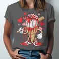 Kids Baseball Drip Ice Cream Apparel Kids Boys Valentine Unisex Jersey T-Shirt