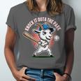 Knock It Outa The Park Baseball Goat Home Run Unisex Jersey T-Shirt Knock It Outa The Park Baseball Goat Home Run Unisex Jersey T-Shirt
