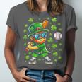 Leprechaun Playing Baseball Happy St Patricks Day Men Boys Unisex Jersey T-Shirt Leprechaun Playing Baseball Happy St Patricks Day Men Boys Unisex Jersey T-Shirt