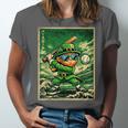 Leprechaun Playing Baseball Japanese Art St Patricks Day Unisex Jersey T-Shirt Leprechaun Playing Baseball Japanese Art St Patricks Day Unisex Jersey T-Shirt