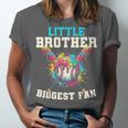 Little Brother Biggest Fan Baseball Cream Drip Crossed Bats Unisex Jersey T-Shirt Little Brother Biggest Fan Baseball Cream Drip Crossed Bats Unisex Jersey T-Shirt