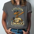 Littleton Longnecks Retro Minor League Baseball Unisex Jersey T-Shirt Littleton Longnecks Retro Minor League Baseball Unisex Jersey T-Shirt