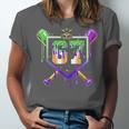 Mardi Gras Baseball Carnival Party Ice Cream Drip Boys Unisex Jersey T-Shirt Mardi Gras Baseball Carnival Party Ice Cream Drip Boys Unisex Jersey T-Shirt