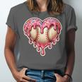 Melting Baseball Drip Heart Softball Player Lover Ice Cream Unisex Jersey T-Shirt Melting Baseball Drip Heart Softball Player Lover Ice Cream Unisex Jersey T-Shirt