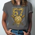 Number 67 Baseball Drip Camo Six Seven Meme Boys Kids Unisex Jersey T-Shirt Number 67 Baseball Drip Camo Six Seven Meme Boys Kids Unisex Jersey T-Shirt
