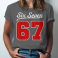 Number 67 Numbered Six Seven Baseball Jersey Style Team 67 Unisex Jersey T-Shirt Number 67 Numbered Six Seven Baseball Jersey Style Team 67 Unisex Jersey T-Shirt