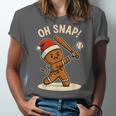 Oh Snap Gingerbreadman Baseball Christmas Men Boys Toddlers Unisex Jersey T-Shirt Oh Snap Gingerbreadman Baseball Christmas Men Boys Toddlers Unisex Jersey T-Shirt