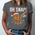 Oh Snap Gingerbreadman Christmas Baseball Humor Unisex Jersey T-Shirt Oh Snap Gingerbreadman Christmas Baseball Humor Unisex Jersey T-Shirt