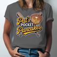 Pat's Pocket Pancakes Baseball Glove Stack Syrup Unisex Jersey T-Shirt Pat's Pocket Pancakes Baseball Glove Stack Syrup Unisex Jersey T-Shirt