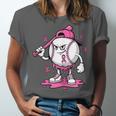 Pink Ribbon Baseball Breast Cancer Awareness Unisex Jersey T-Shirt Pink Ribbon Baseball Breast Cancer Awareness Unisex Jersey T-Shirt
