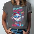 Respect The Drip Baseball Bat Sunglasses Mascot Unisex Jersey T-Shirt Respect The Drip Baseball Bat Sunglasses Mascot Unisex Jersey T-Shirt