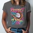 Respect The Drip Baseball Drip Glove Youth Boys Girls Player Unisex Jersey T-Shirt Respect The Drip Baseball Drip Glove Youth Boys Girls Player Unisex Jersey T-Shirt