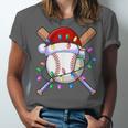 Santa Sports Christmas Baseball Player Unisex Jersey T-Shirt Santa Sports Christmas Baseball Player Unisex Jersey T-Shirt