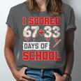 I Scored 6733 100th Days Of School Baseball Six Seven Meme Unisex Jersey T-Shirt I Scored 6733 100th Days Of School Baseball Six Seven Meme Unisex Jersey T-Shirt