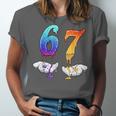 Six Seven Ice Cream Drip Cool Meme 67 Number Baseball Unisex Jersey T-Shirt Six Seven Ice Cream Drip Cool Meme 67 Number Baseball Unisex Jersey T-Shirt