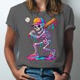 Skelton Playing Baseball Halloween Baseball Drip Boys Kids Unisex Jersey T-Shirt Skelton Playing Baseball Halloween Baseball Drip Boys Kids Unisex Jersey T-Shirt