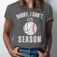 Sorry I Can't It's Volleyball Baseball Season Mom Of Both Unisex Jersey T-Shirt Sorry I Can't It's Volleyball Baseball Season Mom Of Both Unisex Jersey T-Shirt