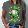 St Patrick Day Baseball Drip Ice Cream Baseball Unisex Jersey T-Shirt