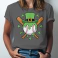 St Patricks Day Baseball Drip Ice Cream Baseball Home Plate Unisex Jersey T-Shirt