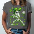 St Patricks Day Baseball Skeleton Irish Leprechaun Hat Boys Unisex Jersey T-Shirt