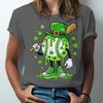 St Patricks Day Shamrock Baseball Drip Icecream Irish Boys Unisex Jersey T-Shirt