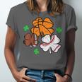 St Patricks Day Shamrock Basketball Baseball Men Boys Kids Unisex Jersey T-Shirt