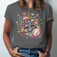 Stealing Bases And Hearts Baseball Puns Sports Unisex Jersey T-Shirt Stealing Bases And Hearts Baseball Puns Sports Unisex Jersey T-Shirt