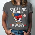 Stealing Hearts & Bases Valentine’s Day Baseball Love Unisex Jersey T-Shirt Stealing Hearts & Bases Valentine’s Day Baseball Love Unisex Jersey T-Shirt