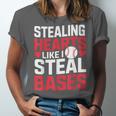 Stealing Hearts Like I Steal Bases Cute Baseball Kids Unisex Jersey T-Shirt Stealing Hearts Like I Steal Bases Cute Baseball Kids Unisex Jersey T-Shirt