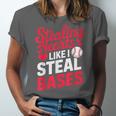 Stealing Hearts Like I Steal Bases Cute Baseball Valentine Unisex Jersey T-Shirt Stealing Hearts Like I Steal Bases Cute Baseball Valentine Unisex Jersey T-Shirt