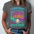 I Survived 100 Days Of School Baseball Drip Unisex Jersey T-Shirt I Survived 100 Days Of School Baseball Drip Unisex Jersey T-Shirt