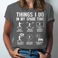 Things I Do In My Spare Time Baseball Lovers Kids Boys Unisex Jersey T-Shirt