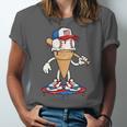 USA Patriotic Baseball Ice Cream Cone Freedom Unisex Jersey T-Shirt USA Patriotic Baseball Ice Cream Cone Freedom Unisex Jersey T-Shirt