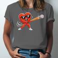 Valentine Baseball Heart Sport Valentines Day Men Boys Kids Unisex Jersey T-Shirt