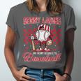 Valentine My Heart Belongs Baseball Lover Boy Men Unisex Jersey T-Shirt