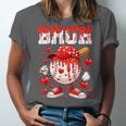 Valentines Day Baseball Drip Boys Bruh Ice Cream Toddler Kid Unisex Jersey T-Shirt