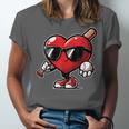 Valentines Day Baseball Heart Bat Sunglasses Men Boys Kids Unisex Jersey T-Shirt Valentines Day Baseball Heart Bat Sunglasses Men Boys Kids Unisex Jersey T-Shirt