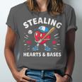 Valentines Day Baseball Stealing Hearts Bases Boys Kids Men Unisex Jersey T-Shirt Valentines Day Baseball Stealing Hearts Bases Boys Kids Men Unisex Jersey T-Shirt