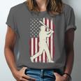 Vintage American Flag Baseball Batter Patriotic Home Run Unisex Jersey T-Shirt Vintage American Flag Baseball Batter Patriotic Home Run Unisex Jersey T-Shirt