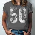 Vintage Baseball Number 50 Jersey Player Uniform Unisex Jersey T-Shirt