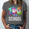 Women's 100 Days Of School Dripping Baseball Boys Kids Teacher Unisex Jersey T-Shirt